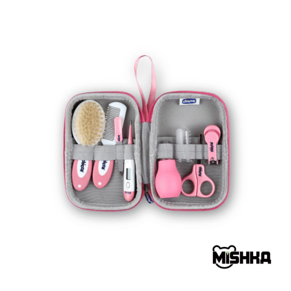 Chicco nail care set 8 pieces Pink color
