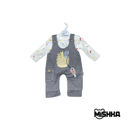Jumb Suit SH 2 Pices Gray